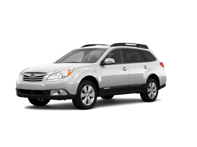 2010 Subaru Outback 2.5i Premium, front three-quarter view, paint 1 of 8