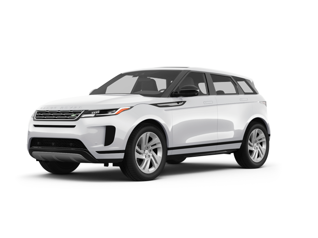 2025 Land Rover Range Rover Evoque P250 S, front three-quarter view, paint 1 of 8