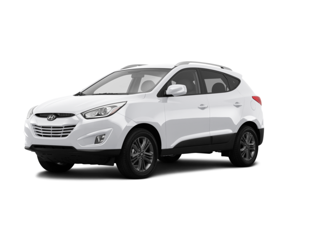 2014 Hyundai Tucson SE, front three-quarter view, paint 1 of 8