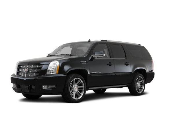 2013 Cadillac Escalade ESV Luxury, front three-quarter view, paint 1 of 8