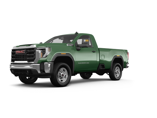 2024 GMC Sierra 2500 HD Pro, front three-quarter view, paint 1 of 8