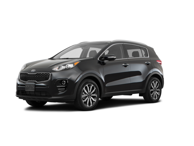 2017 Kia Sportage EX, front three-quarter view, paint 1 of 8