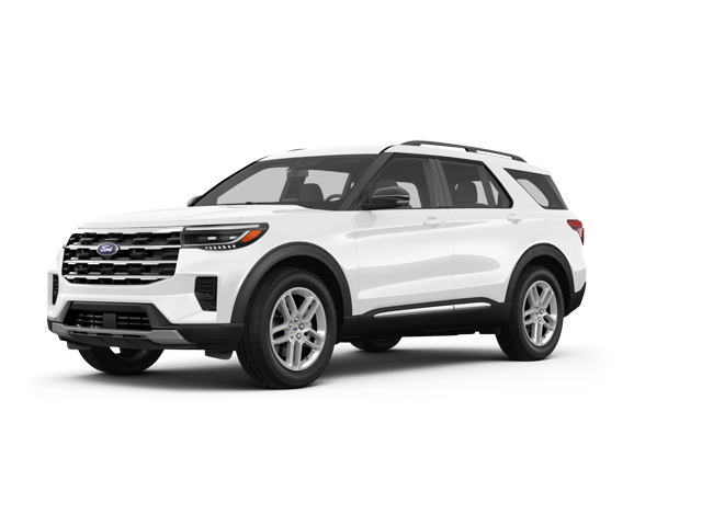 2025 Ford Explorer Active, front three-quarter view, paint 1 of 7