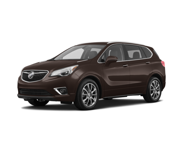 2020 Buick Envision Essence, front three-quarter view, paint 1 of 8