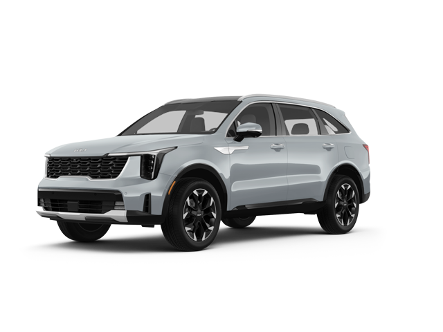 2025 Kia Sorento EX, front three-quarter view, paint 1 of 8