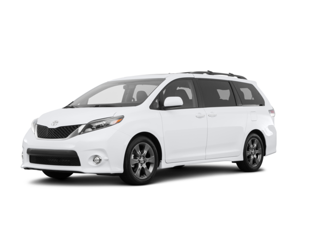 2016 Toyota Sienna LE 8-Passenger, front three-quarter view, paint 1 of 8
