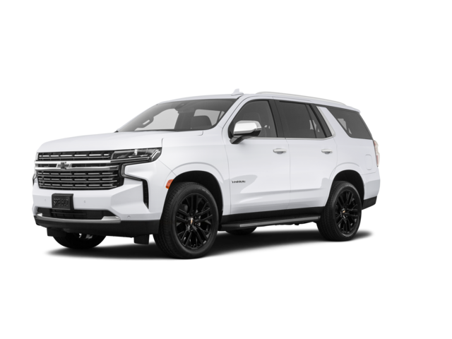 2021 Chevrolet Tahoe Premier, front three-quarter view, paint 1 of 8
