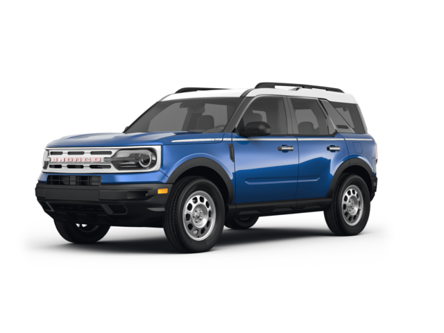 2023 Ford Bronco Sport Heritage, front three-quarter view, paint 1 of 8