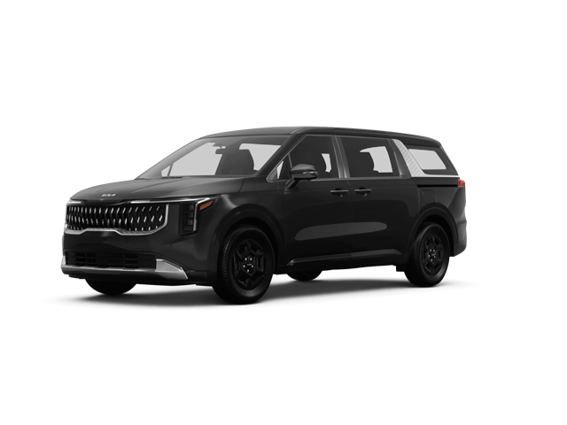 2026 Kia Carnival LX, front three-quarter view, paint 1 of 7
