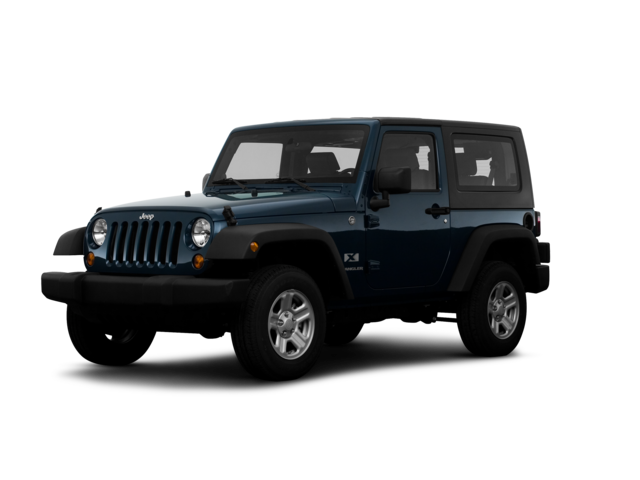 2008 Jeep Wrangler Rubicon, front three-quarter view, paint 1 of 8