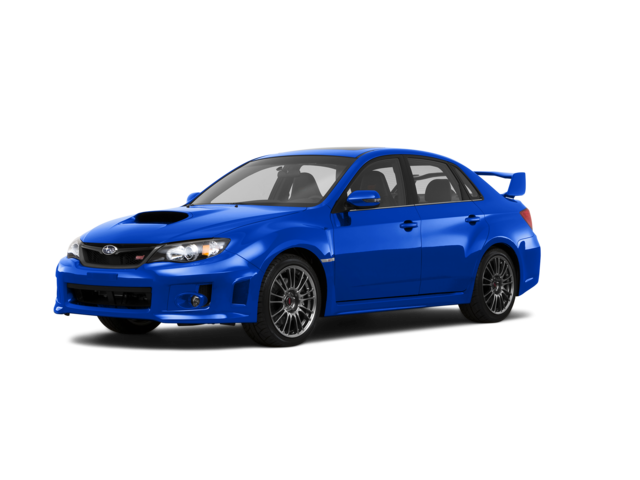 2011 Subaru Impreza WRX STI Limited, front three-quarter view, paint 1 of 8