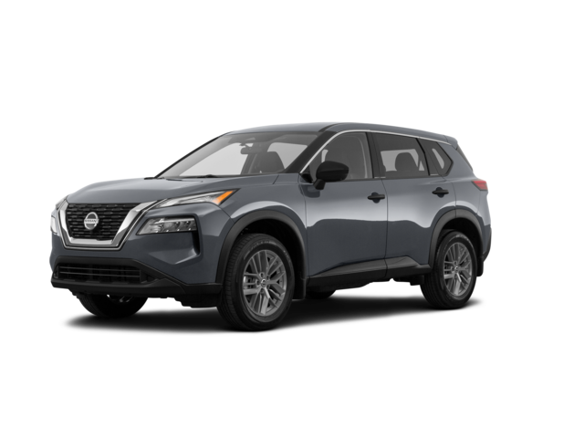 2022 Nissan Rogue S, front three-quarter view, paint 1 of 5