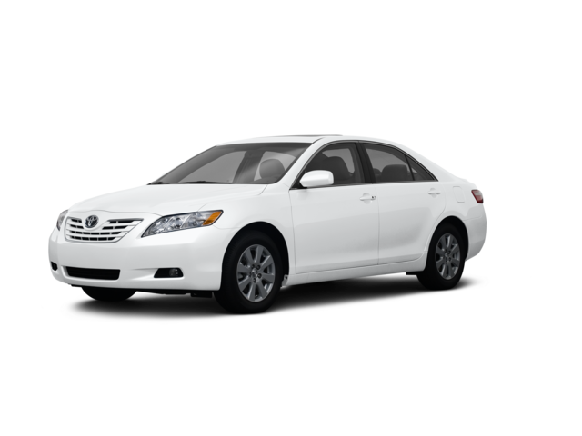 2008 Toyota Camry XLE, front three-quarter view, paint 1 of 8