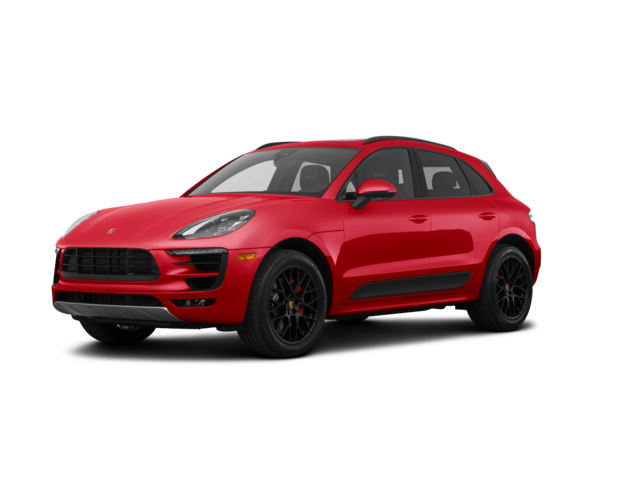 2018 Porsche Macan Base, front three-quarter view, paint 1 of 8