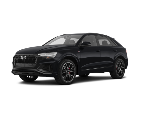 2023 Audi Q8 Prestige, front three-quarter view, paint 1 of 8