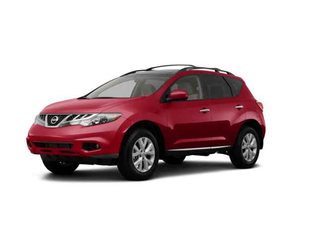 2012 Nissan Murano S, front three-quarter view, paint 1 of 8