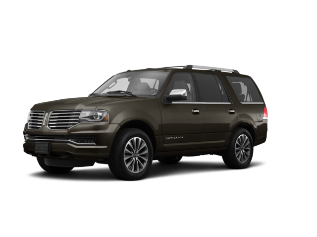 2015 Lincoln Navigator Base, front three-quarter view, paint 1 of 8