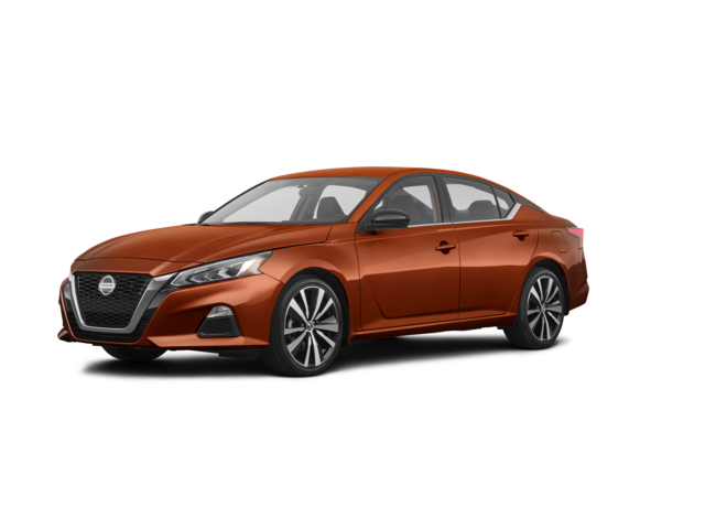 2019 Nissan Altima 2.5 SR, front three-quarter view, paint 1 of 8