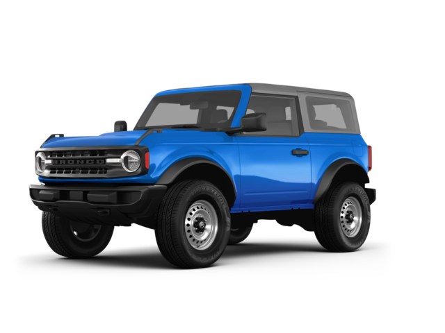 2023 Ford Bronco Base, front three-quarter view, paint 1 of 8