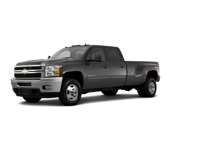 2014 Chevrolet Silverado 3500 HD LT, front three-quarter view, paint 1 of 8