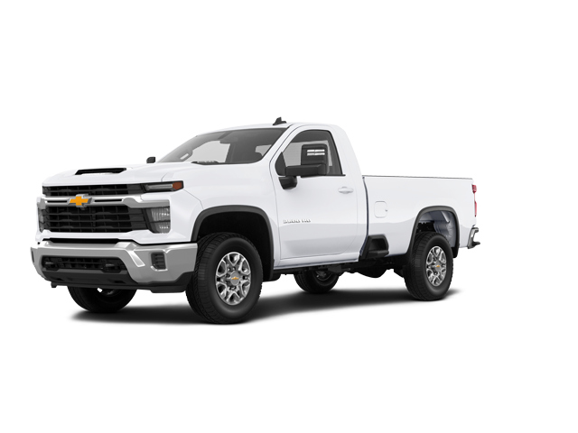 2025 Chevrolet Silverado 3500 HD LT, front three-quarter view, paint 1 of 8