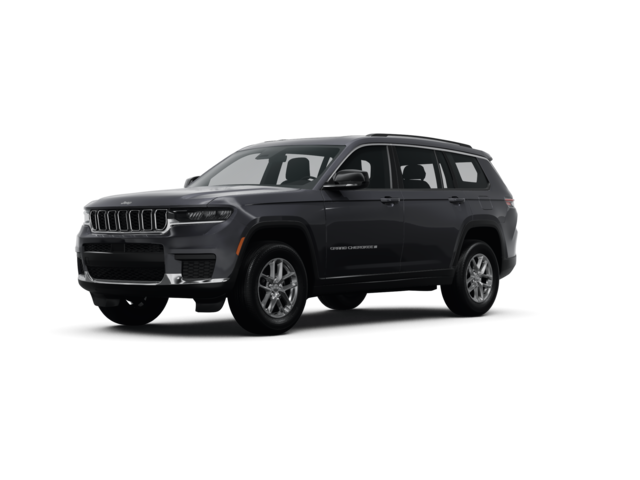 2025 Jeep Grand Cherokee L Laredo X, front three-quarter view, paint 1 of 7