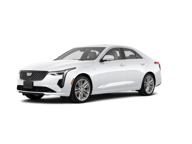 2020 Cadillac CT4 V, front three-quarter view, paint 1 of 8