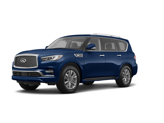 2024 INFINITI QX80 LUXE, front three-quarter view