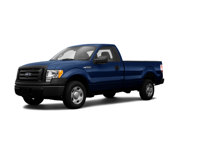 2009 Ford F-150 XL, front three-quarter view, paint 1 of 8