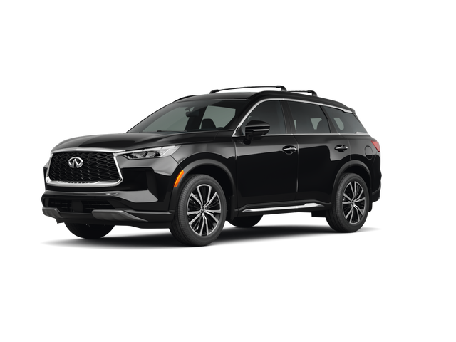 2025 INFINITI QX60 AUTOGRAPH, front three-quarter view, paint 1 of 8