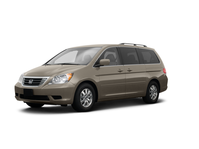 2008 Honda Odyssey EX-L, front three-quarter view, paint 1 of 8