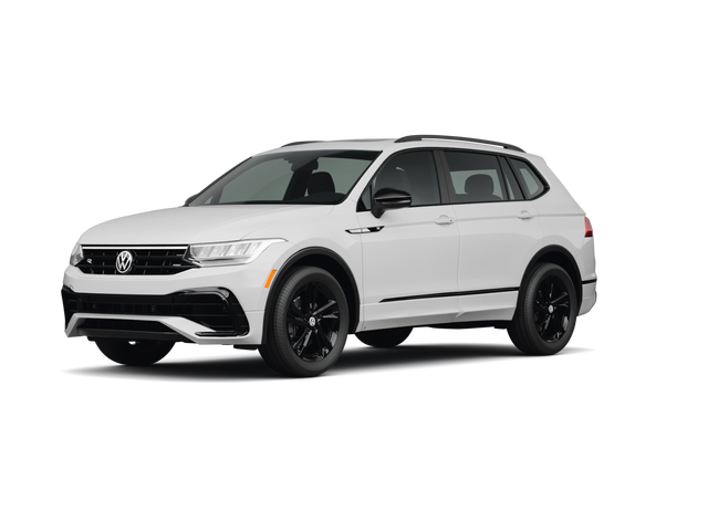 2024 Volkswagen Tiguan SE R-Line Black, front three-quarter view, paint 1 of 7