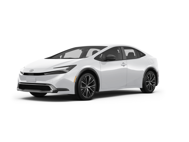 2025 Toyota Prius Nightshade, front three-quarter view, paint 1 of 7