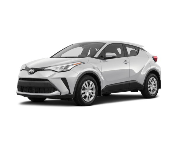 2020 Toyota C-HR LE, front three-quarter view, paint 1 of 8