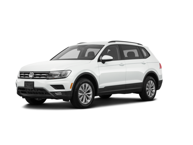 2018 Volkswagen Tiguan S, front three-quarter view, paint 1 of 8