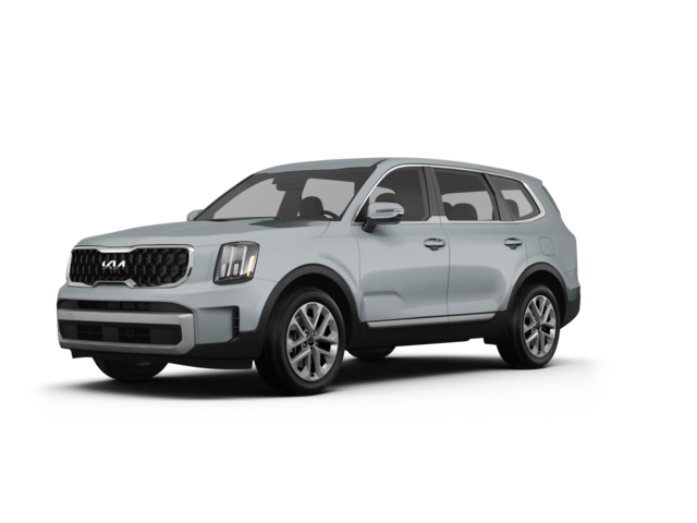 2023 Kia Telluride LX, front three-quarter view, paint 1 of 6