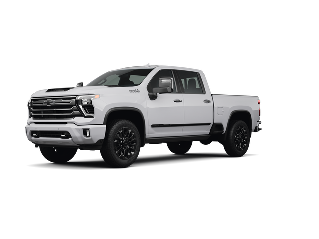 2026 Chevrolet Silverado 2500 HD High Country, front three-quarter view, paint 1 of 8