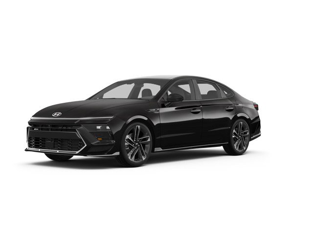 2025 Hyundai Sonata N Line, front three-quarter view, paint 1 of 8
