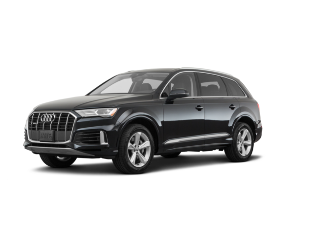 2022 Audi Q7 Premium Plus, front three-quarter view, paint 1 of 8