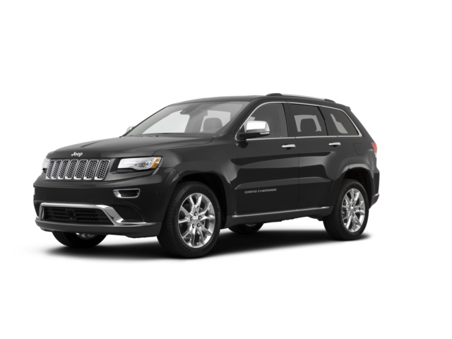 2015 Jeep Grand Cherokee Summit, front three-quarter view, paint 1 of 8