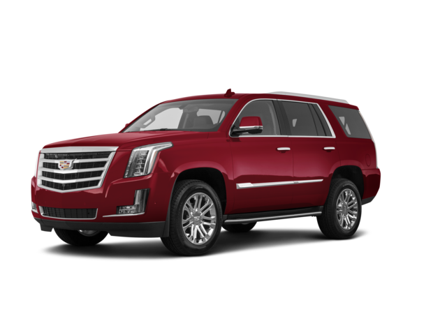 2020 Cadillac Escalade Luxury, front three-quarter view, paint 1 of 8