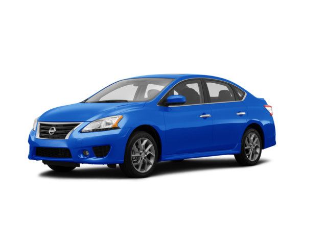 2014 Nissan Sentra SR, front three-quarter view, paint 1 of 8