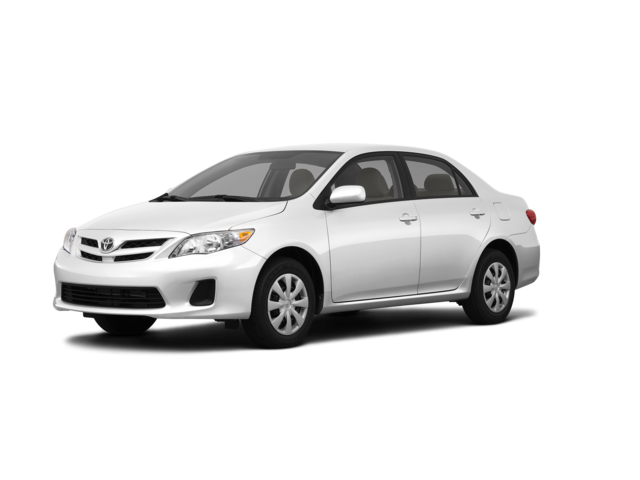 2011 Toyota Corolla LE, front three-quarter view, paint 1 of 7
