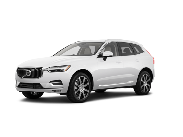 2019 Volvo XC60 T6 Inscription, front three-quarter view, paint 1 of 8