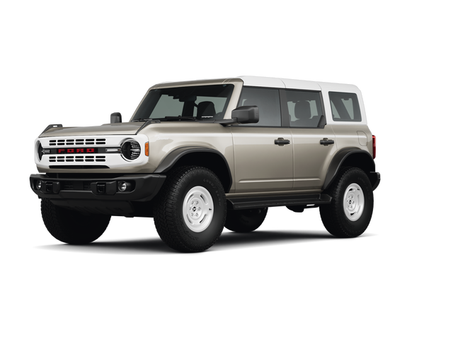 2026 Ford Bronco Heritage Edition, front three-quarter view, paint 1 of 8