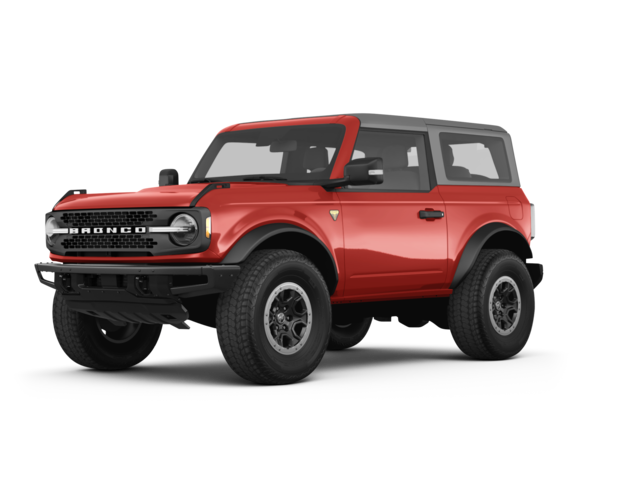 2024 Ford Bronco Badlands, front three-quarter view, paint 1 of 8