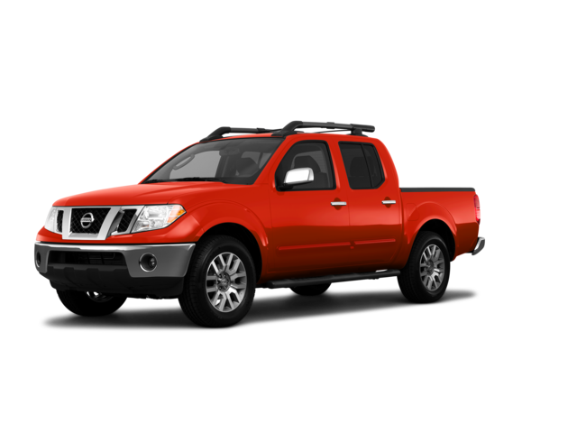 2010 Nissan Frontier LE, front three-quarter view, paint 1 of 7