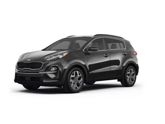 2022 Kia Sportage EX, front three-quarter view, paint 1 of 5