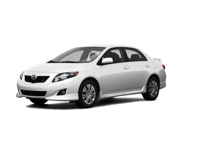 2009 Toyota Corolla S, front three-quarter view, paint 1 of 8