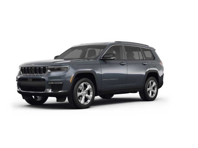 2021 Jeep Grand Cherokee L Summit, front three-quarter view, paint 1 of 6